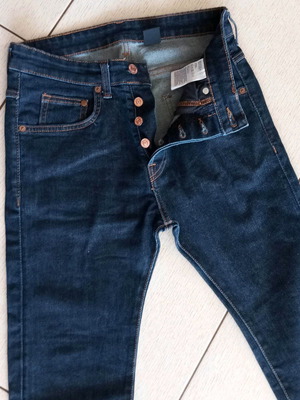 Τζιν παντελόνι για αγόρια skinny denim μπλε μαύρο σαν καινούργιο