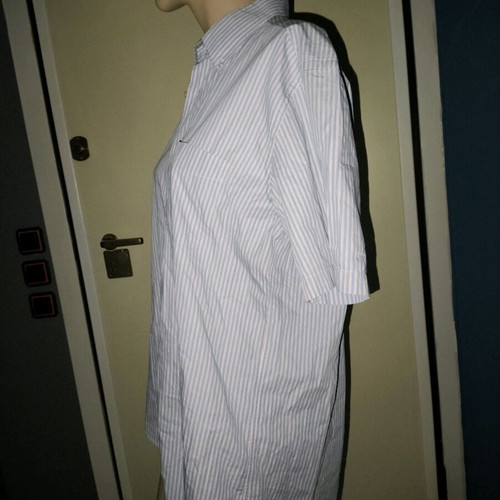 Oxford Company shirt size L like new, white and blue