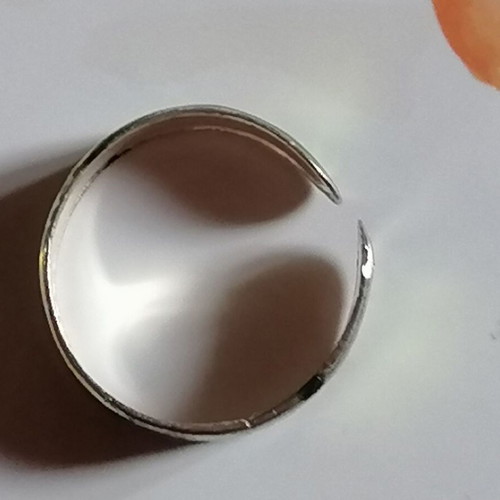 925 Silver Green Foot Ring with Pink, new