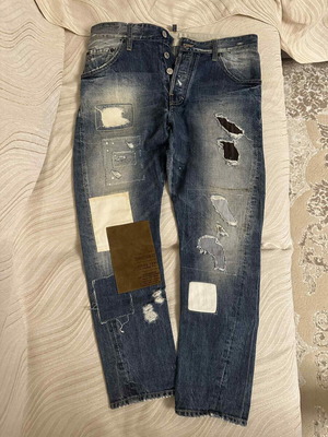 Dsquared denim pants like new, size 48, blue