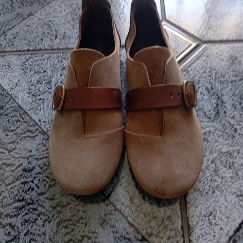 Pedro Garcia leather ballerina shoes like new, size 39, beige brown