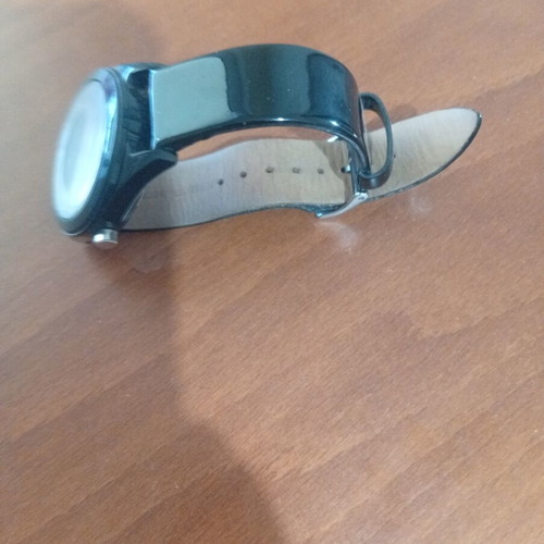 Guess wristwatch, black and white, women's