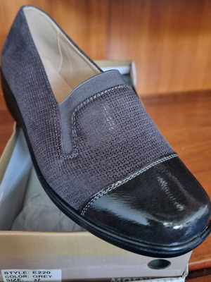 Anatomic moccasins new, grey, size 37