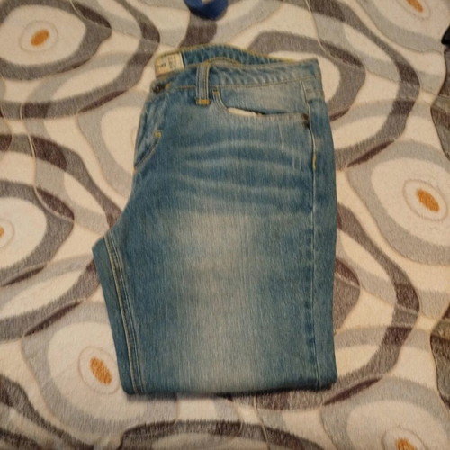 Bershka Crop Jeans new, size XL, blue, rigid fabric