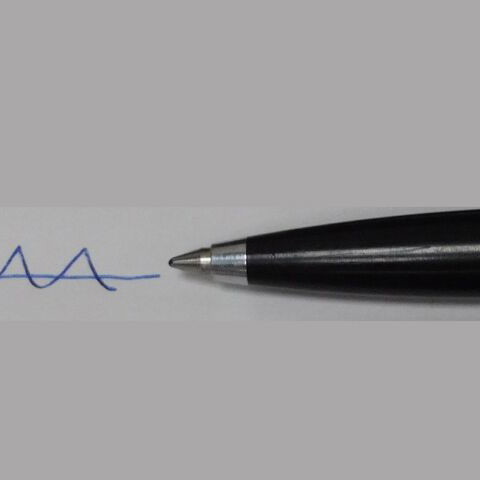 Parker Ballpoint Pen Black & Chrome CT, made in France