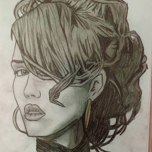 Woman portrait made to order 24x19