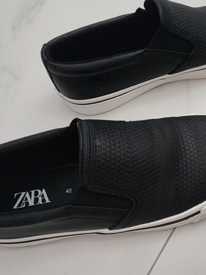 Zara casual men's shoes like new, size 40, black