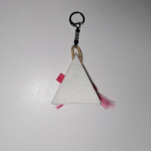 Handmade fabric keychains