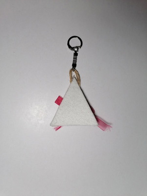 Handmade fabric keychains