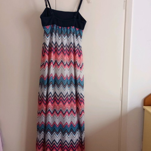 Billy Sabbado maxi dress like new, colorful, slim fit, with straps