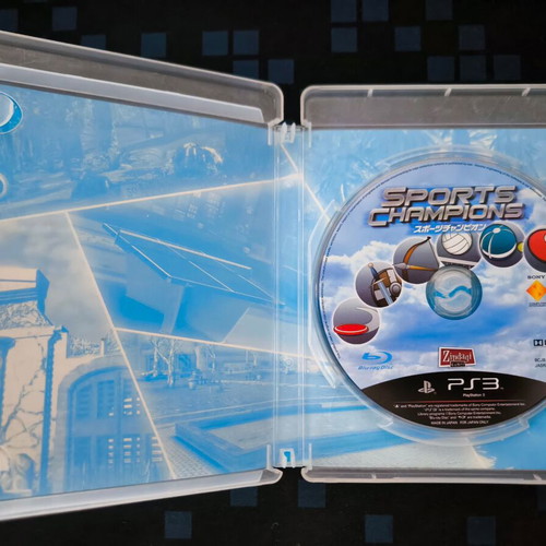 Sports Champions PS3 game used, Japanese version NTSC-J