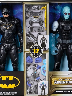 Batman Adventures Batman vs. Mr. Freeze action figure set new, 30cm
