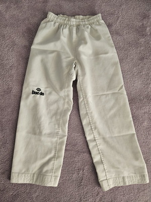 Dae do Taekwon-do Pants used, size 1, up to 1.40 m