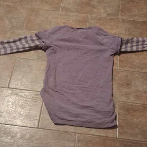 Spring long-sleeve shirt for children aged 9-10