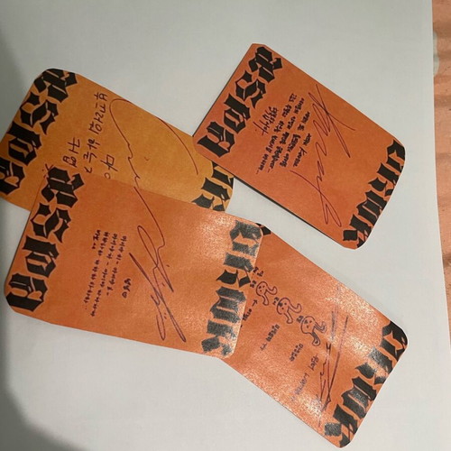 Aespa Dirty Work Handmade Photocards like new