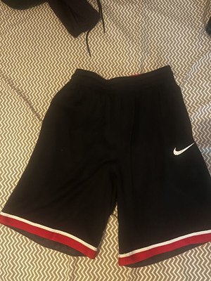 Nike Dri Fit NBA shorts, red and black