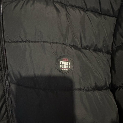 Funky Buddha black jacket like new, size L