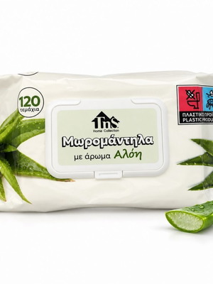 TNS Home Collection μωρομάντηλα αλόη, 120 τεμ