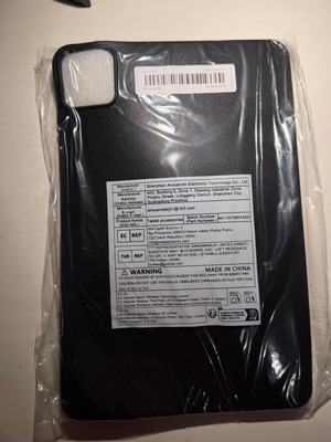 Tablet case for Xiaomi Pad 5 and Pad 5 Pro new, black