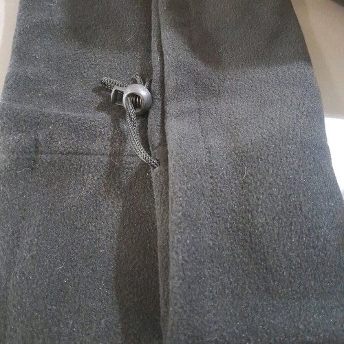 Fleece neck warmer new, black