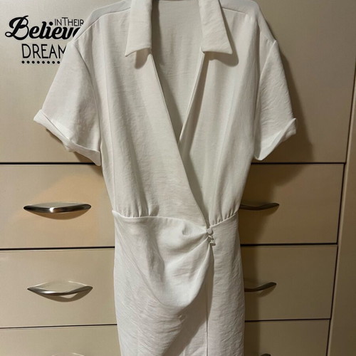Zara mini dress new, white, size S