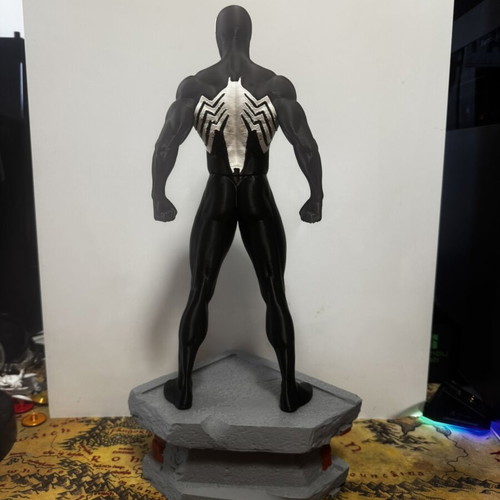 Spiderman Black Suit 3D Printed Figure, 40cm