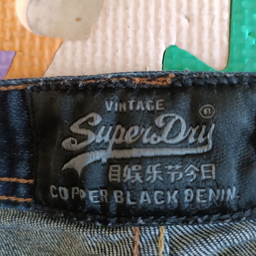 Superdry Slim Fit Jeans W33-34 L Large Blue like new