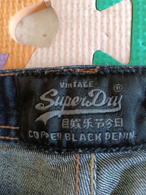 Superdry Slim Fit Jeans W33-34 L Large Blue like new