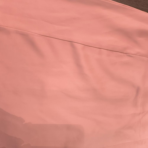 Pink Woman satin skirt new, pink, XS with front slit