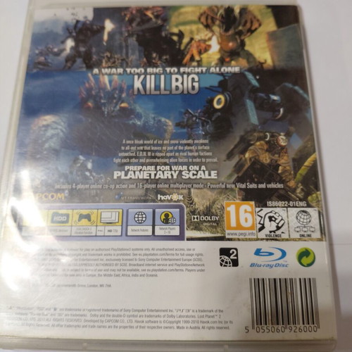 Lost Planet 2 PS3 game used, action shooting