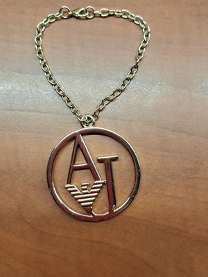 Armani Jeans charm gold like new, metal