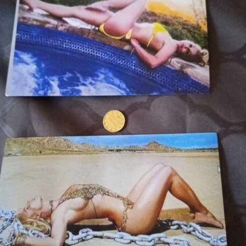 Britney Spears photos used, set of two large prints