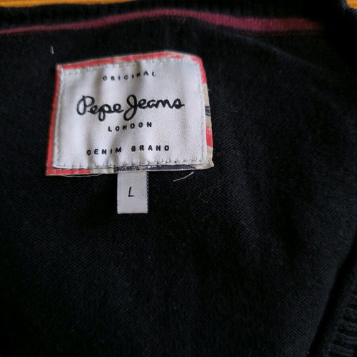 Pepe Jeans men's cardigan size L black like new