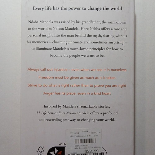 Ndaba Mandela 11 Life Lessons from Nelson Mandela book used