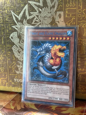 Yu-Gi-Oh! Frost and Flame Dragon card DL15