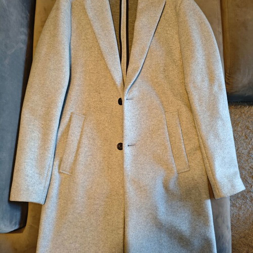 Zara gray coat long line like new, size XS