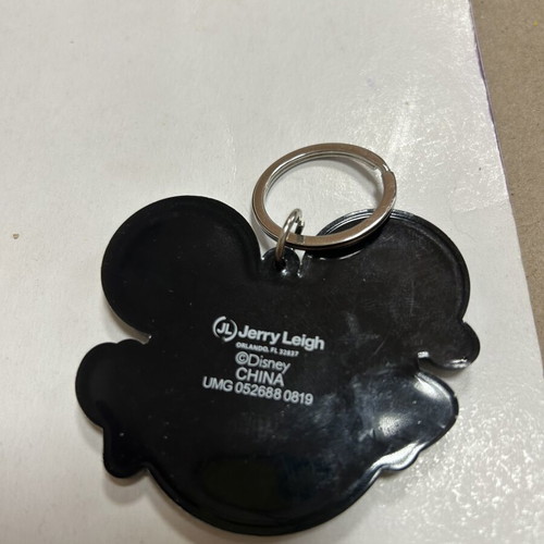 Disney Mickey Mouse 90 Years Commemorative Keychain new, rubber