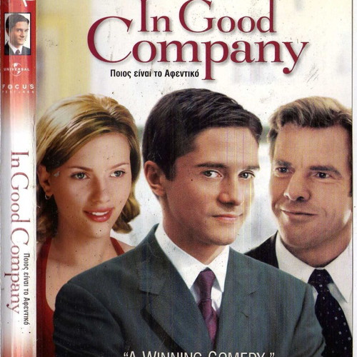 In Good Company DVD used, comedy, drama, romance