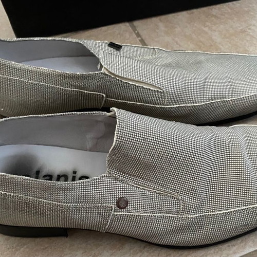 Aslanis shoes used, size 43, gray loafers