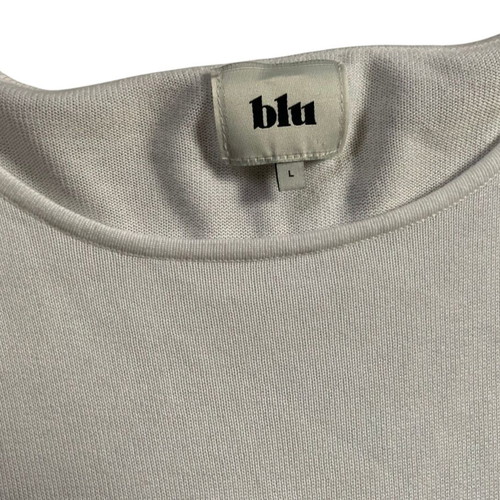 Blu Marielle Knit white women's sweater like new, size L