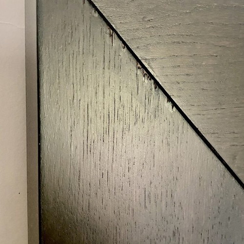 IKEA Mongstad large mirror with black-brown wooden frame, like new