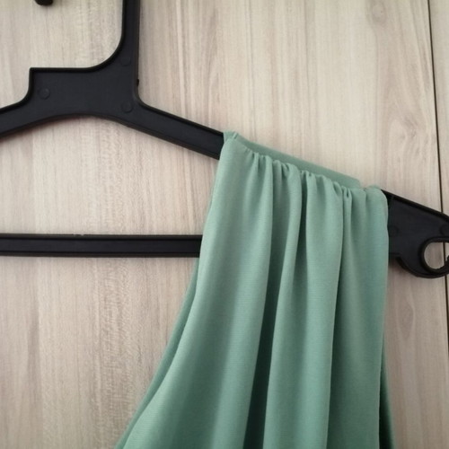 Italian long elegant green bodycon dress, size M