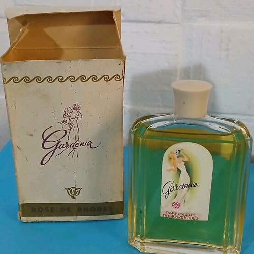 Gardenia Rose de Rhodes perfume normal type like new, Greek made