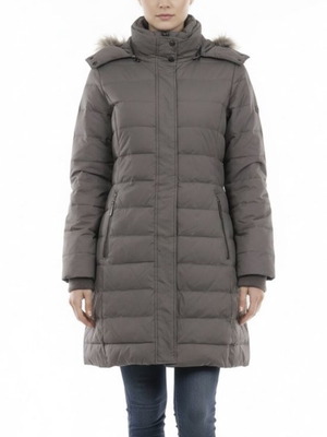 Michael Kors down jacket women's used, gray, size M