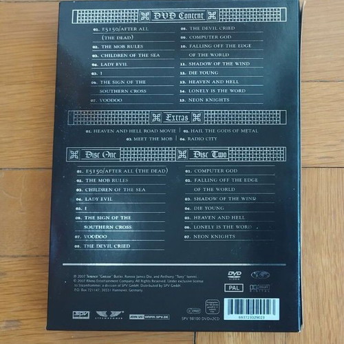 Heaven and Hell 2007 Live Radio City Hall collector's set like new