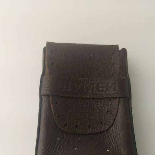 Leather case for cigarettes or cards Shumen used
