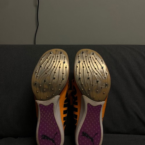 Puma Triple Jump Nitro Elite 2 track spikes used, size 45, black and orange