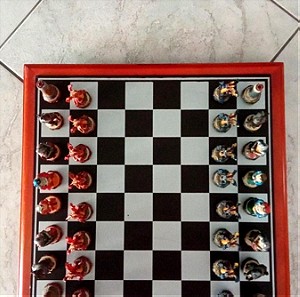 Σκάκι χειροποίητο Ιππότες και Δρακοι