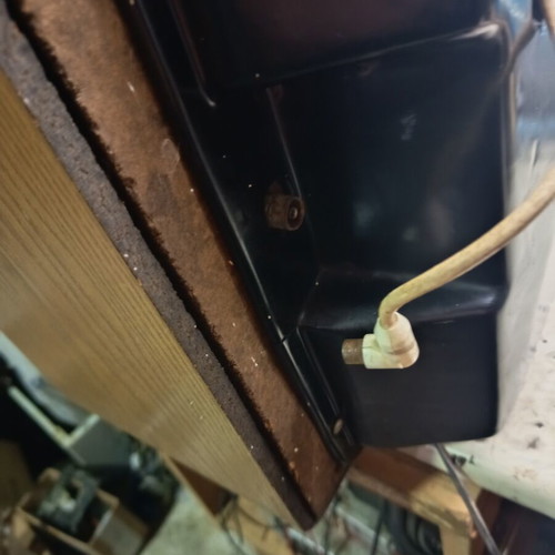 Vintage black and white TV