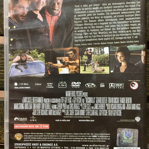RocknRolla 2008 DVD used, action adventure with subtitles